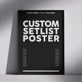 Custom Concert Setlist Poster